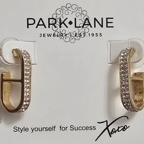 PARK LANE SPARKLE BOX MERIGOLD EARRINGS - Picture 8 of 11
